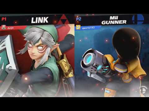 avi_link (Link) vs qwertz143 (Isabelle/Mii Gunner) - KO Fight Night Qualifier 7 - Winners Finals