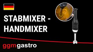 Mixeur plongeant professionnel - pied démontable inclus - pied 160mm - 280 W - Vitesse variable