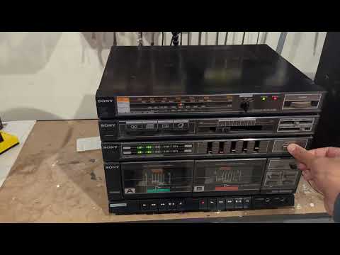 Vintage Sony XO-550W Midi Hifi Stereo System Test