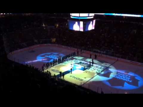 Toronto Maple Leafs Ceremony