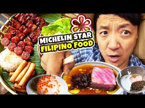 The ONLY Michelin Star FILIPINO RESTAURANT in THE WORLD! 13 Course FILIPINO FEAST