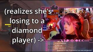 The Moment This TikToker Realizes She's Losing a $100,000 Tournament to a Diamond Player