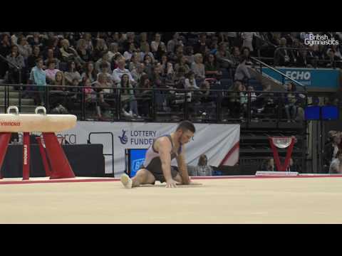 Dominick Cunningham SILVER Floor 2017 British Gymnastics Championships Men's Senior All Around