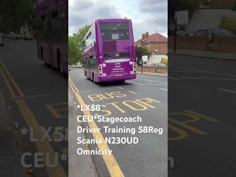 *LX58 CEU*Stagecoach Driver Training 58Reg Scania N230UD Omnicity