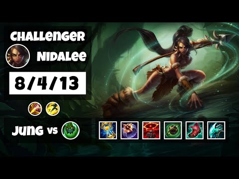 Nidalee s11 Jungle Challenger Replay (8/4/13) - KOREAN