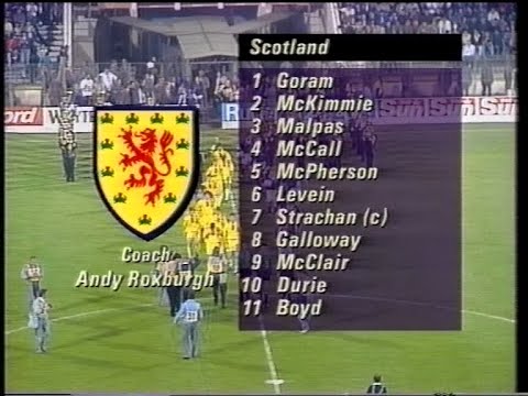 1991/92 - Romania v Scotland (Euro 92 Qualifier - 16.10.91)