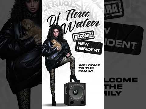 WELCOME TO THE FAMILY DJ TINA WALEN from Moscow🇷🇺 NEW RESIDENT in BACCARA BAR