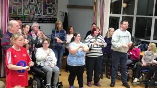 Wirral Deaf Choir Meets &#39;I AM PHAB&#39; - you&#39;ll never walk alone&#39;