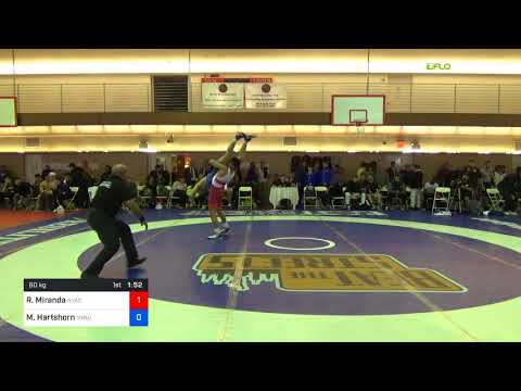 2018 Bill Farrell Memorial International/Greco Roman 60 RR Rnd 2 - Randon Miranda (Nyac) Vs. Mason
