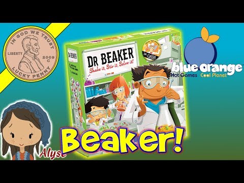 How To Play Play Dr Beaker Family Game - Shake It - Stir It - Solve It! - Blue Orange Games