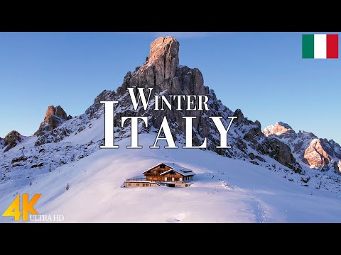 Winter Italy 4K Ultra HD • Stunning Footage Italy, Scenic Relaxation Film with Calming Music.
