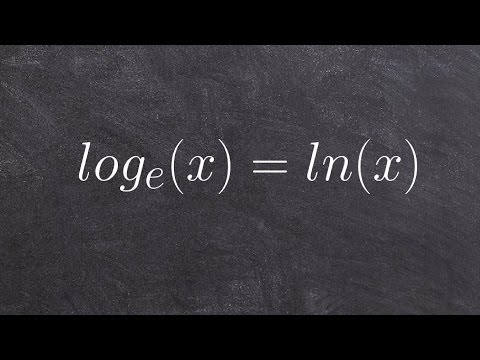 What are natural logarithms and their properties