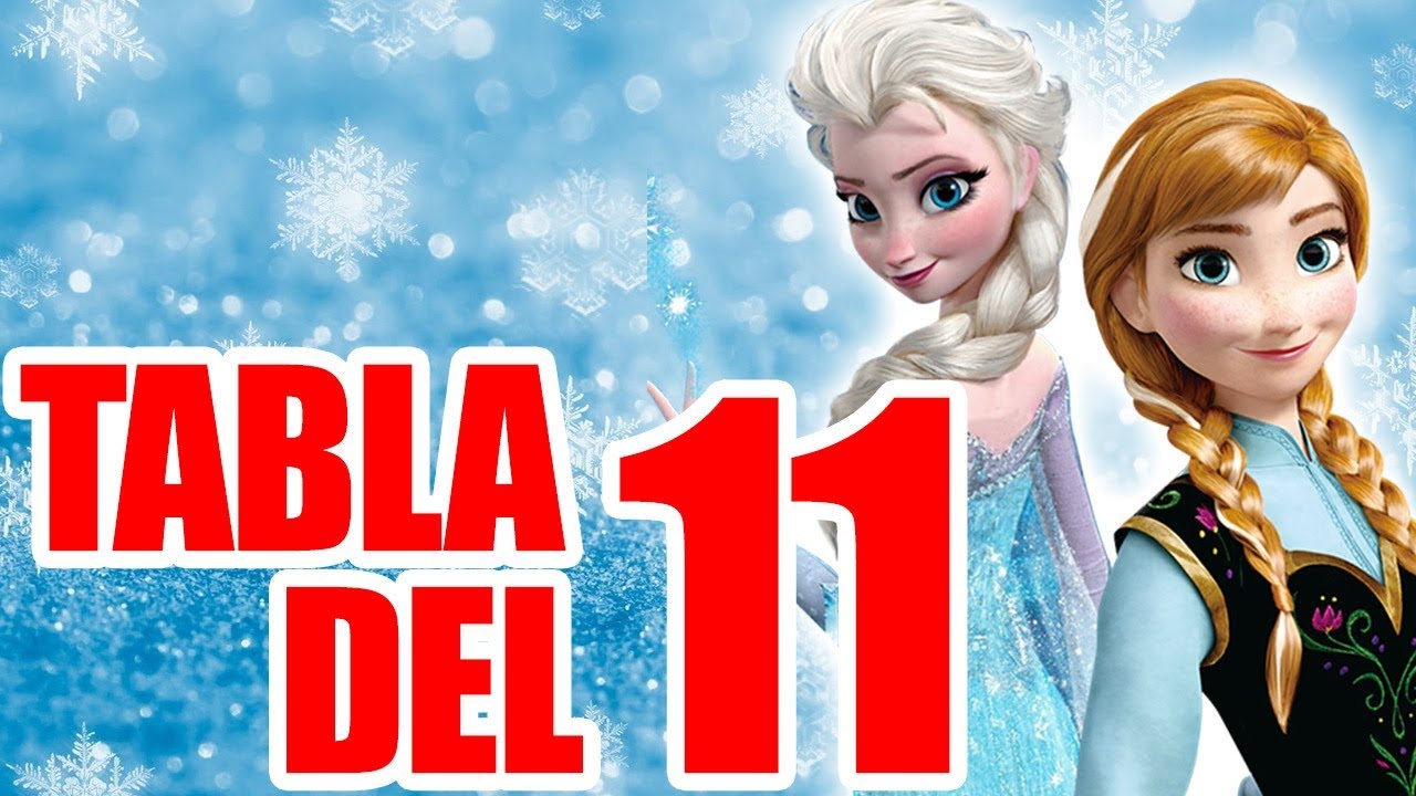 Frozen: Tabla de multiplicar del número 11, Canción de las Tablas con Anna y Elsa