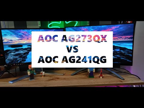 AOC AG241QG vs AOC AG273QX | Doch kein Unterschied?! | 4K