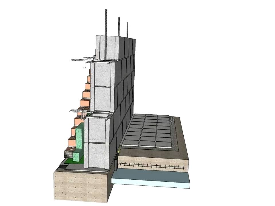 Brick and Block Cavity Wall