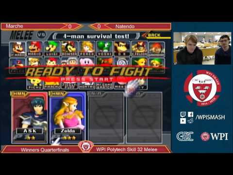 WPI PTS 32 - Marche (Marth, Falco) vs Natendo (Sheik) - Melee - Winners Quarterfinals