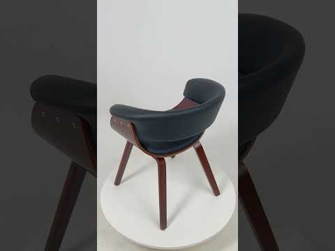 Миниатюра изображения товара Стул AksHome Mody (экокожа, черный/орех)