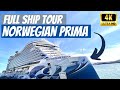 FULL NORWEGIAN PRIMA SHIP TOUR  &AMP; WALKTHROUGH IN 4K