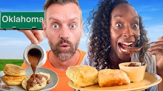 We Tried America’s STRANGEST Biscuits and Gravy – With CHOCOLATE?!