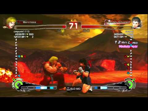 cmpunk1113 (Ken) Vs uruseii (Sakura) SSF4 AE Ranked Matches - PSN