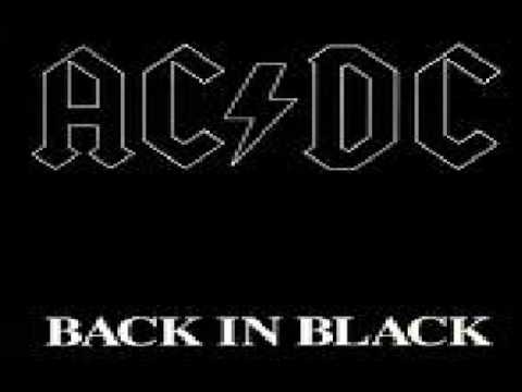AC/DC - BACK IN BLACK MUSIC WITH LYRICS