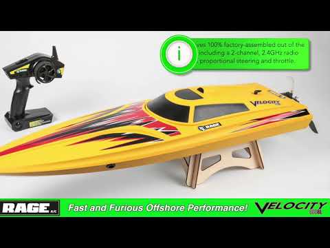 Rage R/C - Velocity 800 Brushless Ready-to-Float R/C Boat