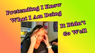 Pretending I Know what I Am Doing...That Was A Mistake #fyp #sewing #crochet