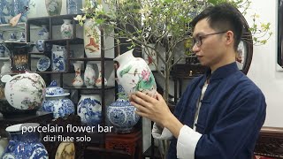 Download lagu BLUE AND WHITE PORCELAIN, plays traditional musical instruments vw, flute, ancient folk musical mp3