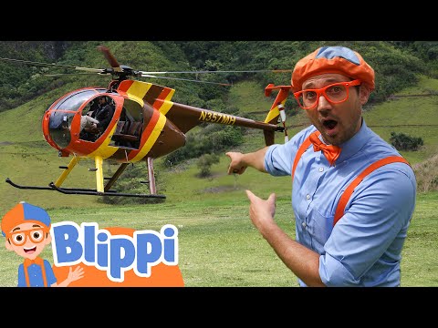 Blippi Explores Hawaii In A Helicopter! | Educational Videos for Kids