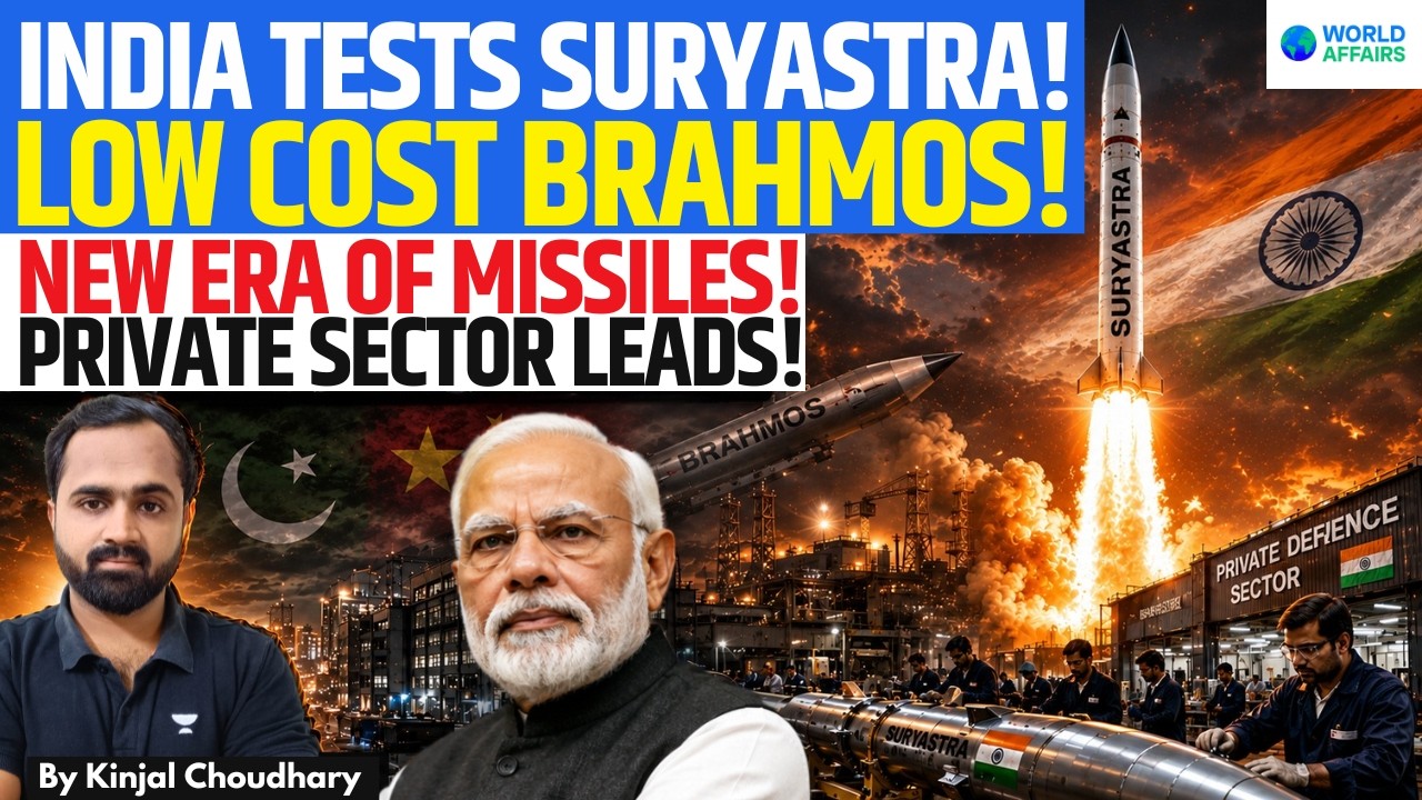 Suryastra - Mini-Brahmos Tested! India’s Private Sector Enters Missile Revolution | Kinjal