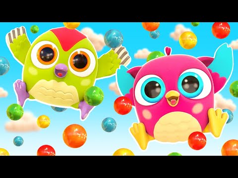 Pulando com Hophop, a coruja, AO VIVO! Desenho animado infantil em português