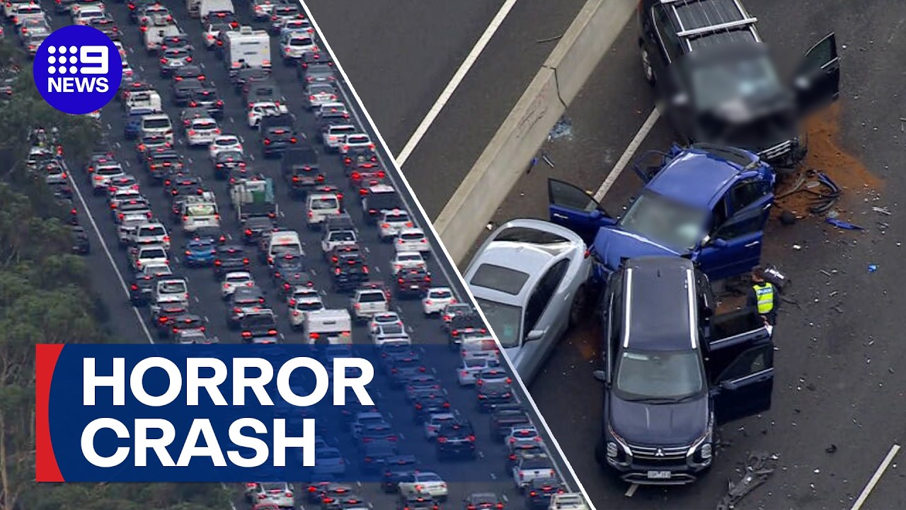 Child among injured in Melbourne crash | 9 News Australia