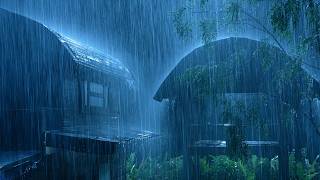 (No Ads) Heavy Rain & Thunder on Tin Roof | Calming Sleep Sounds for Deep Stress Relief & Relaxation