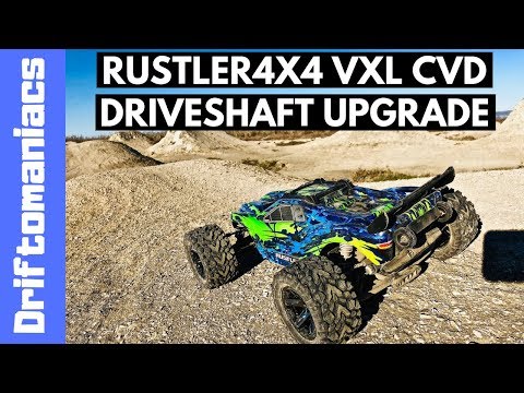 Traxxas Rustler 4x4 VXL Driveshaft Upgrade - Step By Step