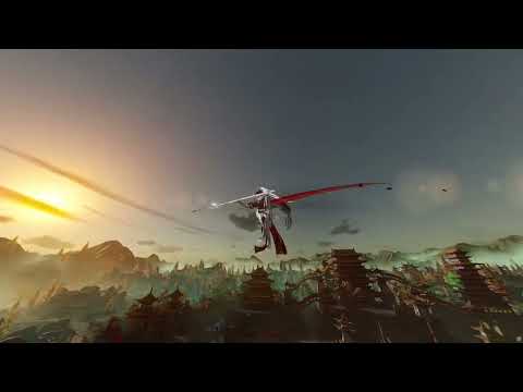 Chinese online games: Jian Wang 3. Demonstration of Qinggong skills of all sects