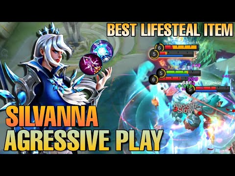 SILVANNA BEST LIFESTEAL ITEMS | SILVANNA LIFESTEAL BUILD 2022 | SILVANNA AGRESSIVE GAMEPLAY