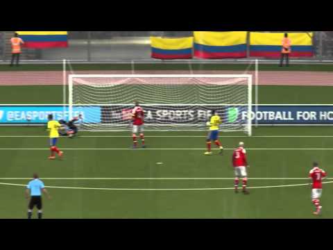 Fifa 14 Colombia vs Denmark