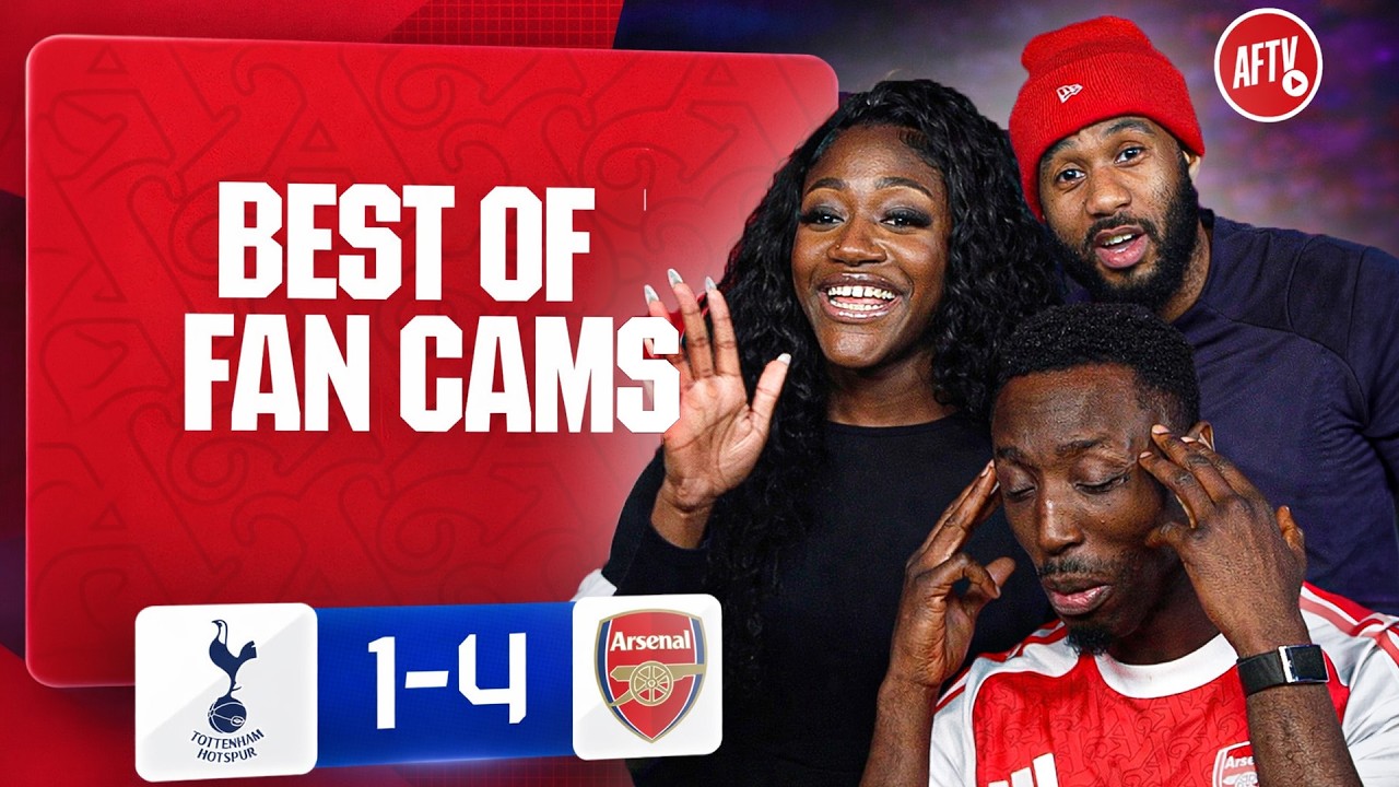 Arsenal HUMILIATE Spurs! | Best Of Fan Cams | Tottenham 1-4 Arsenal