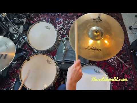 Zildjian A Custom 19” Crash Paperthin! Fantastic DARK SHIMMER! Only 1378 g WHY PAY $434? image 7