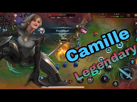 Camille gameplay wild rift , she is still S tier in patch 2.4a