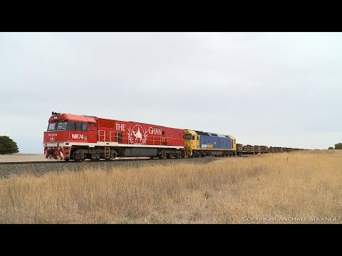3PM4 Steel Train With Open Wagons & Butterbox Containers (8/3/2019) - PoathTV Australian Railways