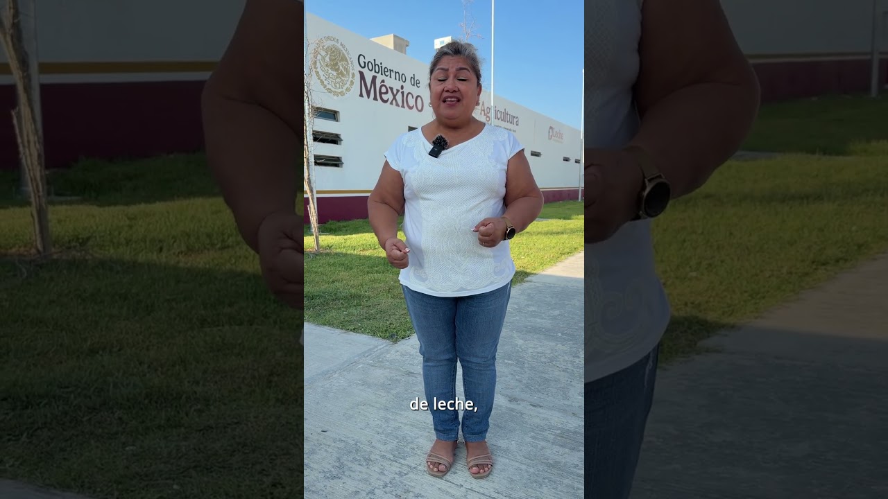Alma Rosa, beneficiaria de la planta pasteurizadora de leche en Campeche