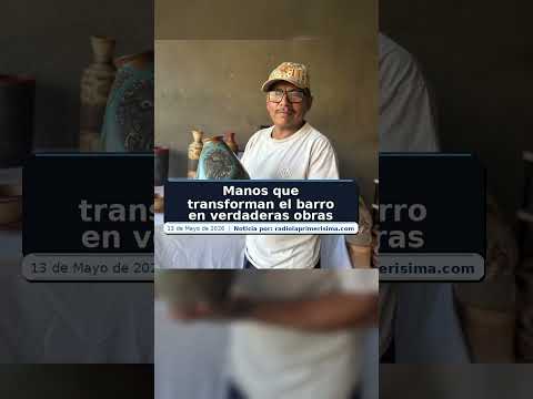 Manos que transforman el barro en verdaderas obras