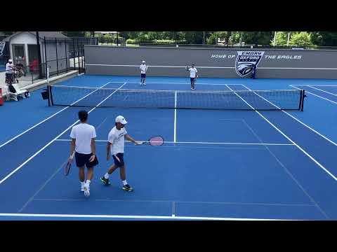 Frank Lu/Tyler Yamato-Chang (Emory Oxford) vs.Trevor Lodge/Jason Petrin (Rowan College)