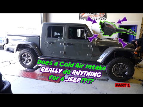 Jeep Gladiator S&B Cold Air Intake TEST & Install - Pt 1 - MUST SEE the RESULTS!!!