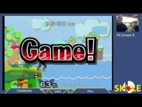 Pit Smash 2.8 Melee - Destiknee(Falco) vs Dex(C. Falcon)