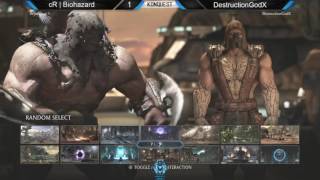 cR l Biohazard vs DestructionGodX Konquest Series MKX Tournament Week 6 Stream Me