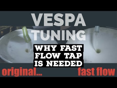 vespa TUNING: why u need a FAST FLOW fuel 4 vespa (pnp) tuning #1/2 / FMPguides