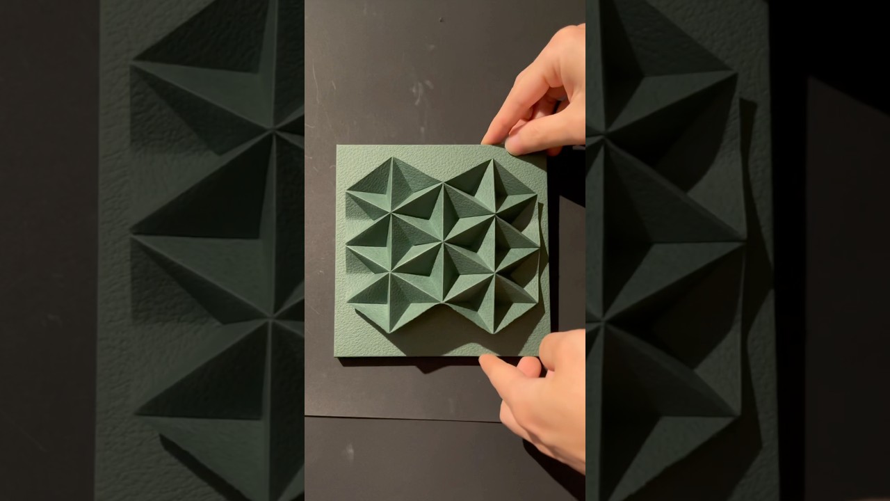 Origami; Triangles mini(Green)
