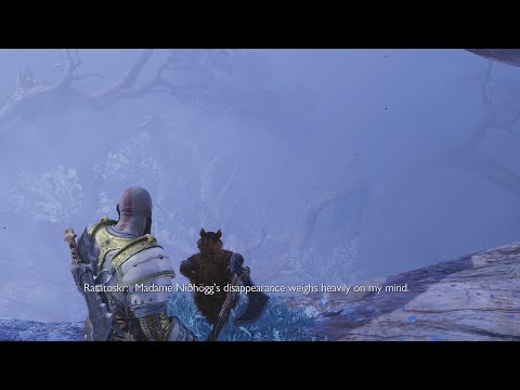 Ratatoskr Being Worried For Nidhogg's Disappearance And Leaving Her Babies - God Of War: Ragnarök